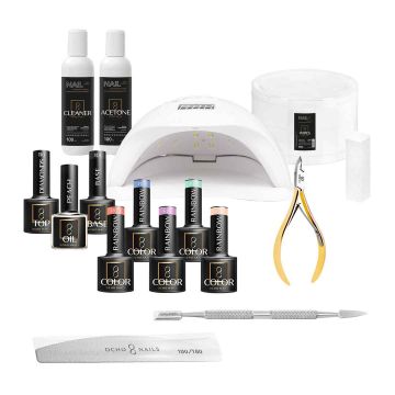 Hübriidküünte algajate komplekt OCHO NAILS, 5 lakki