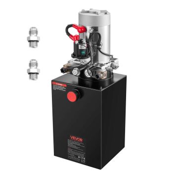 Hüdrojõuseade VEVOR TDDC12V-1.6KW-S-12L, Kahetoimeline, 12 qt, 555 × 200 × 225 mm