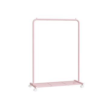 Riidepuuraam ratastel 40,5x91x158cm, hall/must