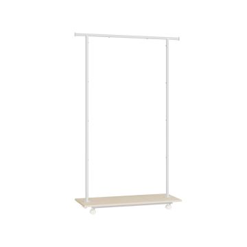Вешалка для одежды 35x98,5x160,3см., белая/светло-коричневая