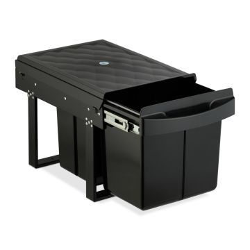 Sisseehitatav prügikast Relaxdays 10050787_1718, 1 × 15 l ja 2 × 8 l, 34 × 34,6 × 51,8 cm