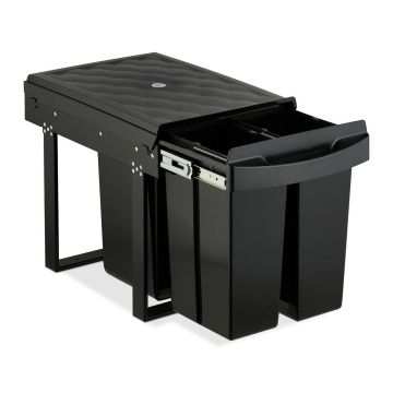 Sisseehitatav prügikast Relaxdays 10050787_1722, 1 × 20 l ja 2 × 10 l, 34 × 41,3 × 51,8 cm