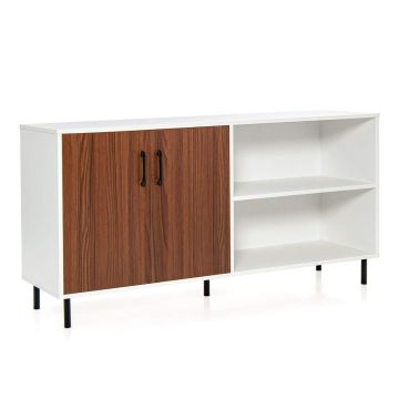 Puhvetkapp, 2 avatud sektsiooni, 2 ust, 148 × 75 × 40 cm
