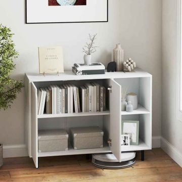 Sideboard, 2 doors, 2 open compartments, 106 × 80 × 38 cm