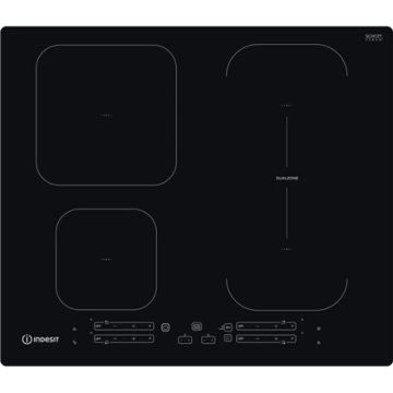 Induktsioonpliit INDESIT IB 65B60 NE, 4 keeduala, 59 × 5,4 × 51 cm