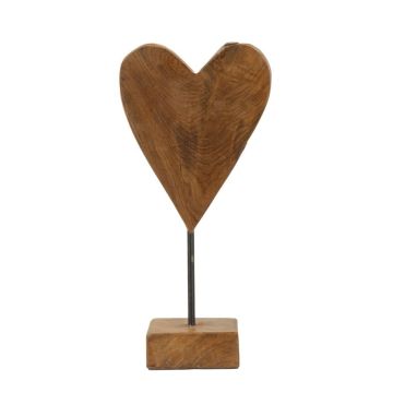 Sisekujundusskulptuur, südamekujuline, 15 × 35 × 10 cm
