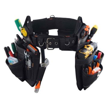 Tööriistavöö VEVOR DWSS2502, 18 taskut, 142 × 36 × 11,5 cm