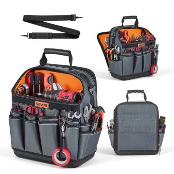 Tööriistakott VEVOR GH202507, 39 taskut, 33 × 21 × 39 cm
