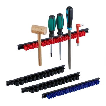 Комплект держателей для инструментов Relaxdays, 4 шт, 2 × 35 × 4 см