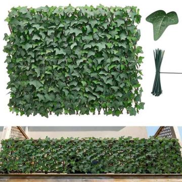 Lahtikäiv kunsttaimede piirdeaed VEVOR JN-LF-01, 1 paneel, Roheline, 63,5 × 320 cm