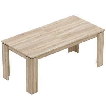 Pikendatav söögilaud Space Master, 6–10 kohta, Tamm, 180–260 × 90 × 76,6 cm