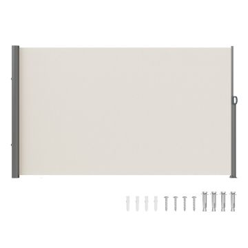 Выдвижная боковая маркиза VEVOR H038, Бежевая, 180 × 300 см