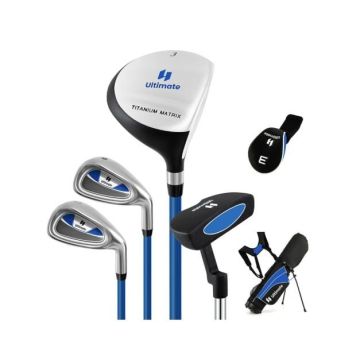 Junior Golf Club Set, 205CC, #3, #7, #9, Blue, 61 × 49 × 72 cm