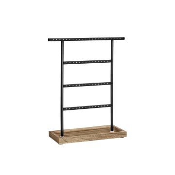 Подставка для украшений 29x11,5x35 см., черная/светло-коричневая