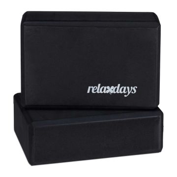 Блоки для йоги Relaxdays, 2 шт, 23 × 8 × 15 см