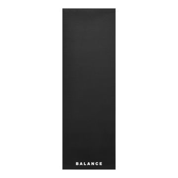 Йога-мат BALANCE, Чёрный, 183 × 61 см