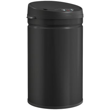 Puutevaba prügikast, 30 l, Must