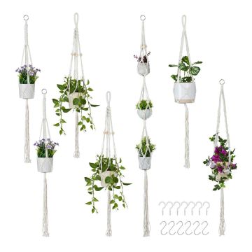 Riputatavad lillepotihoidikud Relaxdays, 7 tk
