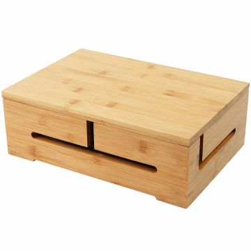 Kaablikarp Relaxdays, 3 kaablisisendit, 32 × 11 × 22 cm
