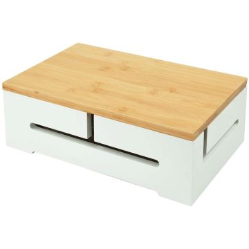 Kaablikarp Relaxdays, 3 kaablisisendit, 32 × 11 × 22 cm