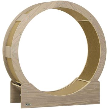 Kasside jooksurada/kraapimispuu PawHut 91x33,5x94cm, pruuni värvi