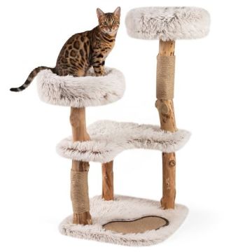 Cat tower, 2 cushions, 48.3 × 101.6 × 48.3 cm