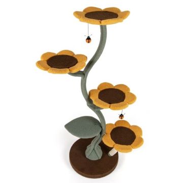 Cat tower-scratching post, 5 platforms