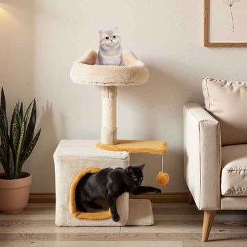 Cat scratching post, 3 levels, 40 × 30 × 61 cm
