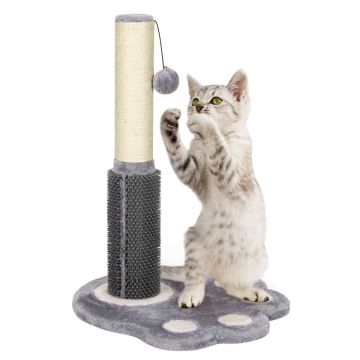 Cat scratching post, with EVA massage plate, 38 × 38 × 54 cm