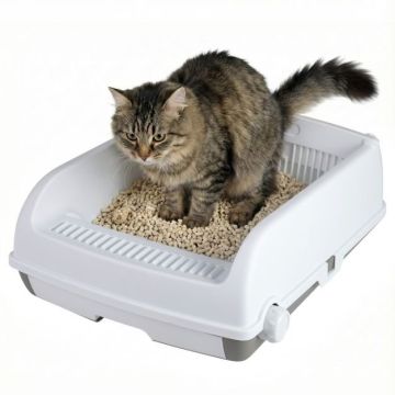 Cat litter box, Semi-automatic, with drawer, 60 × 46 × 24 cm