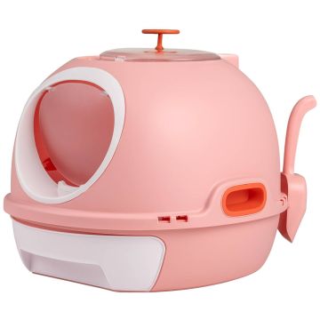 Cat litter box, Closed, with drawer, 54.5 × 46 × 39.5 cm