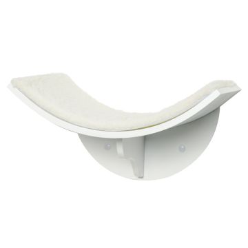 Kasside seinapesa PawHut 41x28x21cm, valge värv