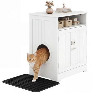 Cat toilet cabinet, 3 in 1, 59.69 × 43.18 × 69.85 cm