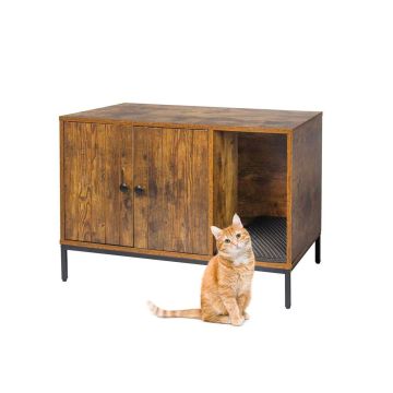 Kassi tualettruumi kapp Relaxdays 10052192_1509, 2 ust, 80 × 55 × 50 cm