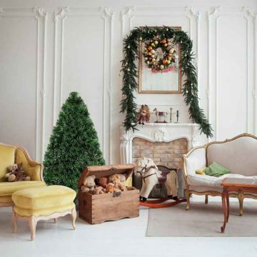 Christmas tree, 85 branches, Green, Ø 51 × 90 cm