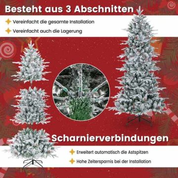 Christmas tree, 210 bulbs