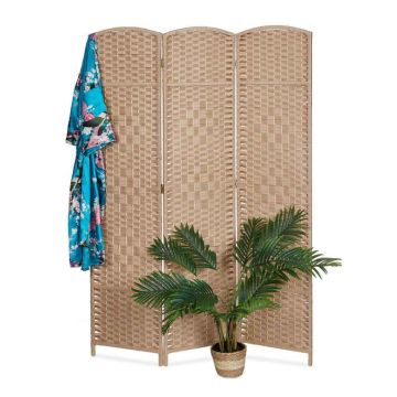 Ruumijagaja Relaxdays 10041301.0, 3 osa, Pruun, 120 × 170 × 2 cm