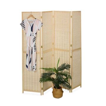 Ruumijagaja Relaxdays 10050491.0, 4 paneeli, 182 × 180 × 2 cm