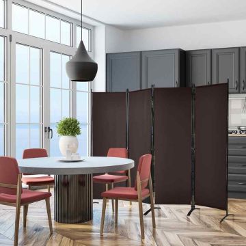 Room divider, foldable, 220 × 51 × 173 cm