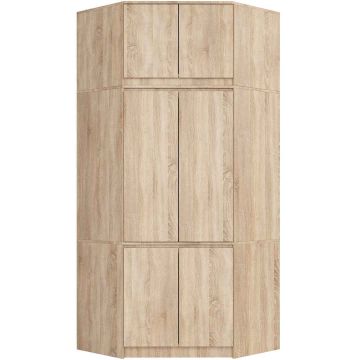 Nurgakapp AkordV2 S100, 6 ust, Pruun, 100 × 235 × 50 cm
