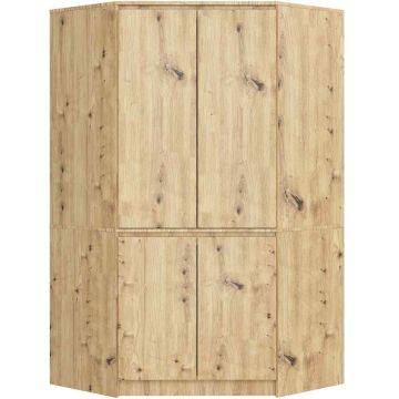 Nurgakapp S100 4D CLP, 4 ust, pruun, 100 × 180 × 50 cm