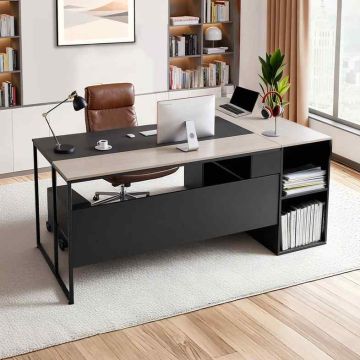 Nurgalaud VEVOR C250243D-01, parempoolne, sahtlite, kapi ja protsessorihoidikuga, 135 × 40 × 75,4 cm