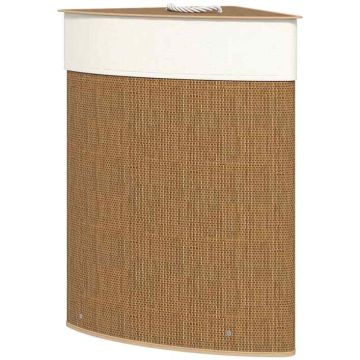 Nurgapealne pesukorv, 55 l, kaanega, 35 × 60 × 35 cm