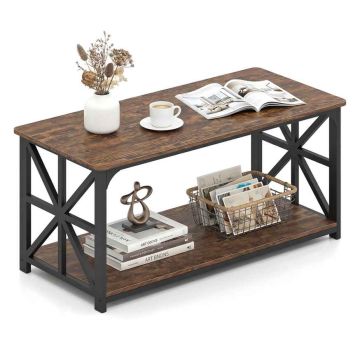 Coffee table, 1 shelf, 109 × 50 × 48 cm