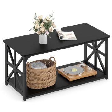 Coffee table, 1 shelf, 109 × 50 × 48 cm