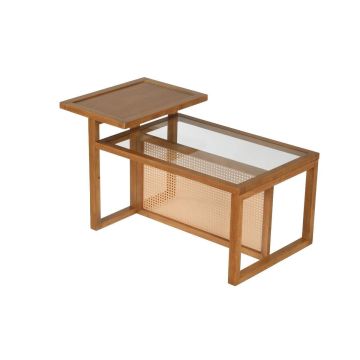Coffee table, two-tiered, 102 × 56 × 56 cm