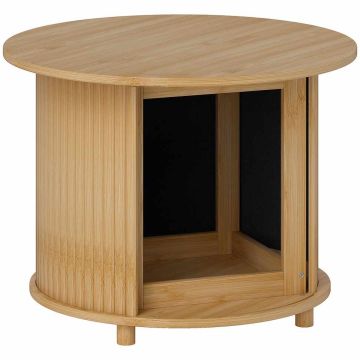 Kohvilaud Homcom 60x45cm., helepruun