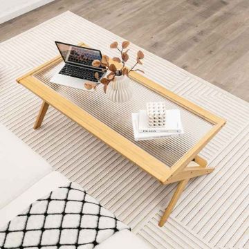 Coffee table, With storage compartment, 121.92 × 48.26 × 44.45 cm