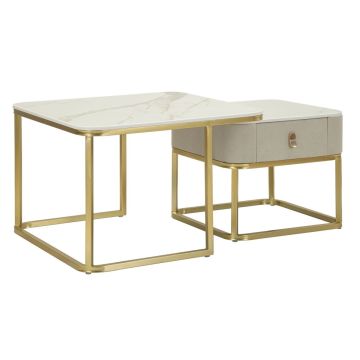 Diivanilaudade komplekt Beautry, 2-osaline komplekt, 70 × 70 × 48 cm
