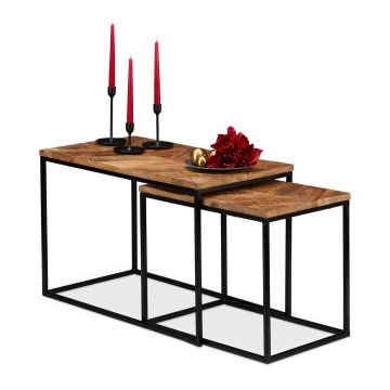 Kohvilaudade komplekt Relaxdays 10027622.0, 2 tk